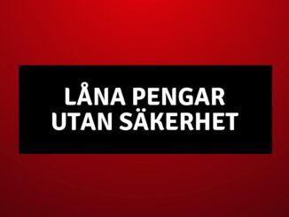 Låna pengar utan säkerhet