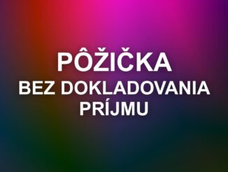 Pôžička bez Dokladovania Príjmu
