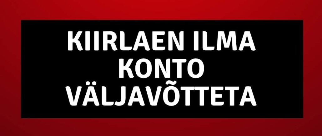 Kiirlaen ilma konto väljavõtteta