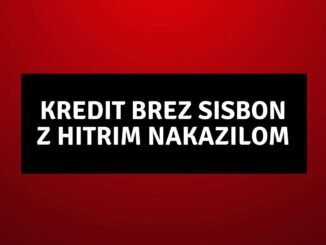 Kredit brez Sisbon z hitrim nakazilom