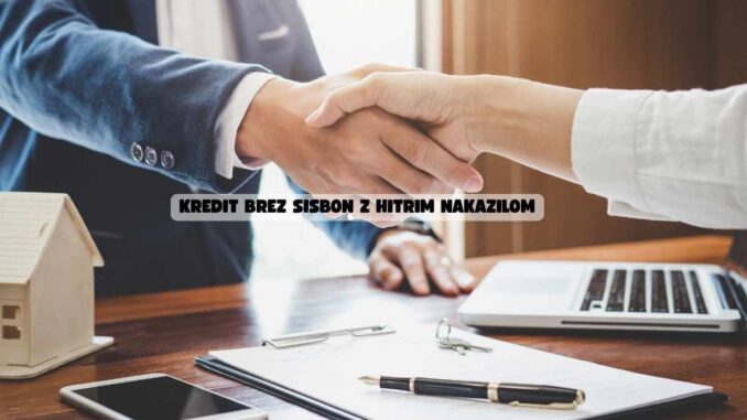 Kredit brez Sisbon z hitrim nakazilom