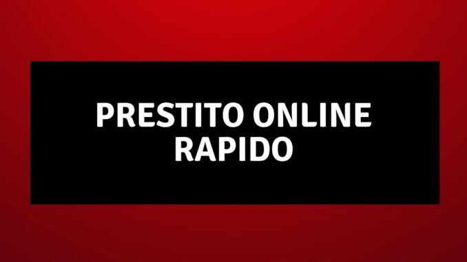 Prestito Online Rapido