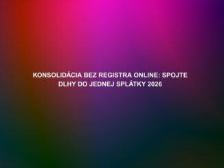 Konsolidácia bez registra