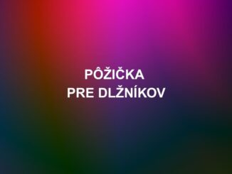 Pôžička pre dlžníkov