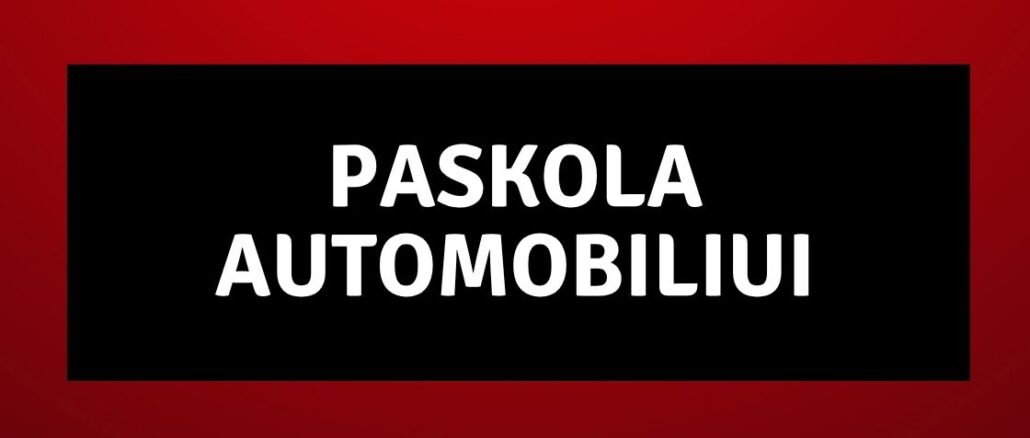 Paskola Automobiliui