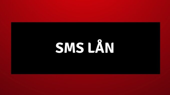 SMS lån