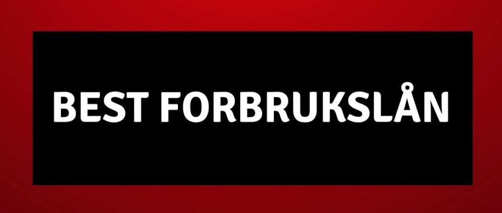 best forbrukslån