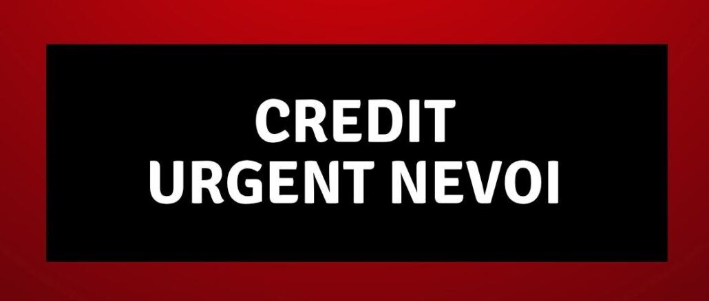 credit urgent nevoi