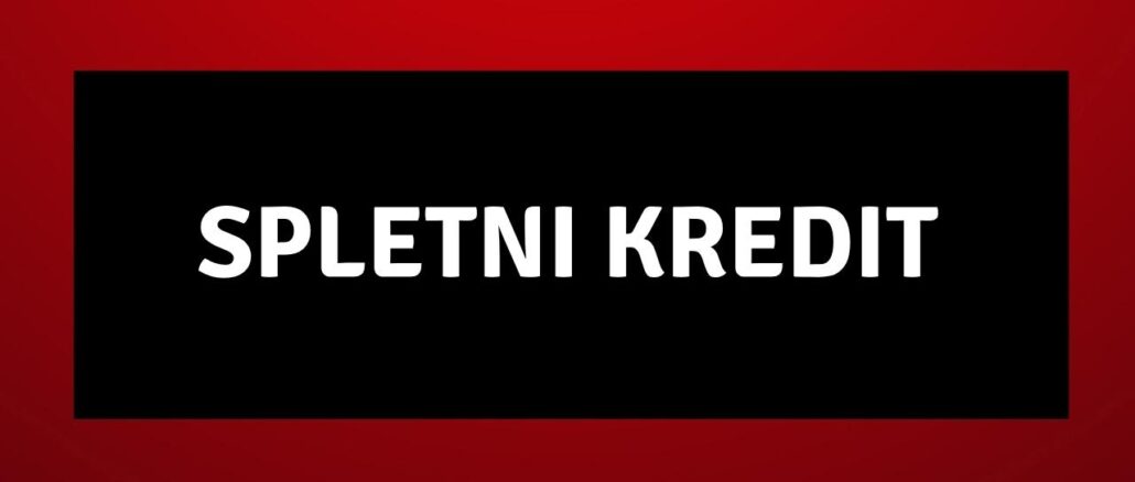 Spletni kredit Spletni kredit