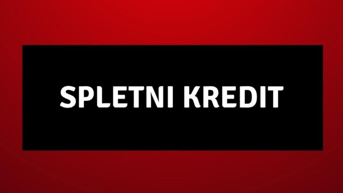 Spletni kredit