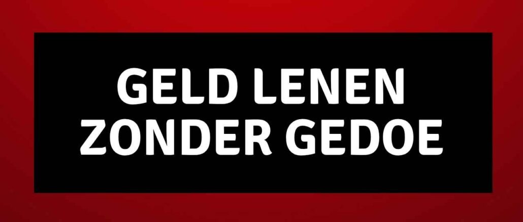 Geld Lenen Zonder Gedoe